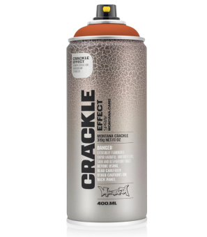 Аэрозольная краска Montana CRACKLE Copper Brown/ кракелюр-эффект коричневый, 400 мл