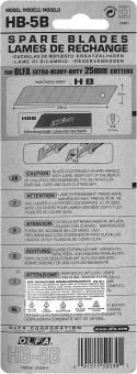OLFA OL-HB-5B Лезвия сегментированные 25 мм, 5 шт.