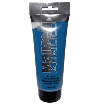 Краска акриловая Maimeri Acrilico Бирюзовый фтало, 200 мл