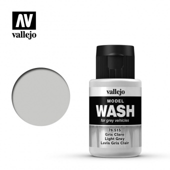 76515 Тонировки Vallejo Model Wash Light Grey (Светлая Серая)