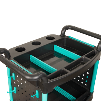 HANKO SP-2025-1102 Тележка детейлера с контейнером и 18 ячейками для бутылок