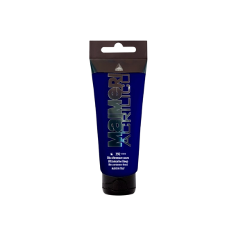 Краска акриловая Maimeri Acrilico Ультрамарин темный, 75 мл