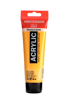 Краска акриловая Amsterdam туба 120 мл №270 Azo yellow deep