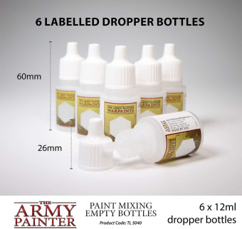 Army Painter Баночки для красок Paint Mixing Empty Bottles