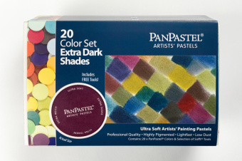 Набор PanPastel Extra Dark Shades – Экстра темные оттенки (20 цветов)