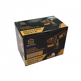 Schtaer Краскопульт электрический окрасочный пистолет, 220V/50 Hz, 550W, сопло 1,8