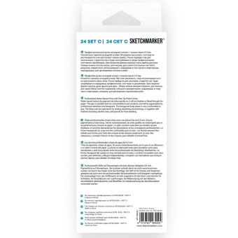 Набор капиллярных ручек Sketchmarker Artist fine pen Basic 3, 24 цв.