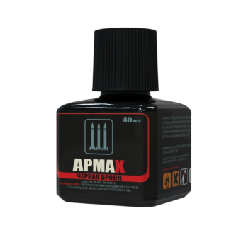 128 А-2 Эффект АрмаХ, текстура литой брони, черный, 40 мл