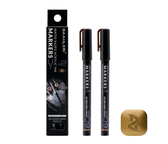 Набор маркеров Gaahleri Metallic Series X 2 Scorched Gold