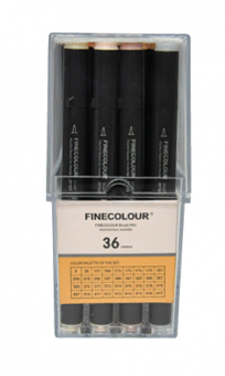 Набор Finecolour mini Brush 36 цветов Skin Set