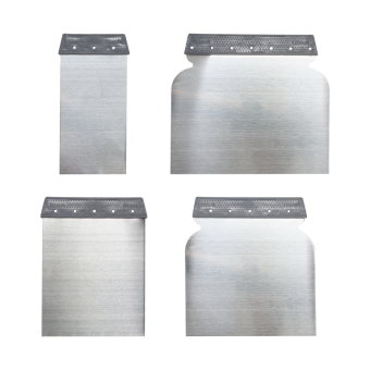 JETA PRO 53002 Набор металлических шпателей с пластиковой ручкой