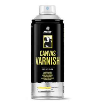 MTN PRO Canvas Glossy anti-UV Лак для граффити терпентиновый глянцевый, 400 мл