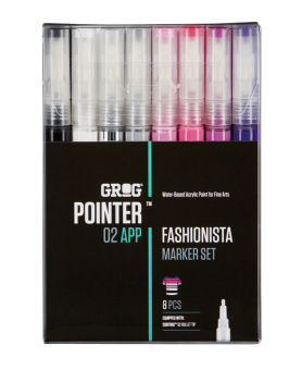 Набор маркеров Grog 02 APP Fashionista (8 шт.)