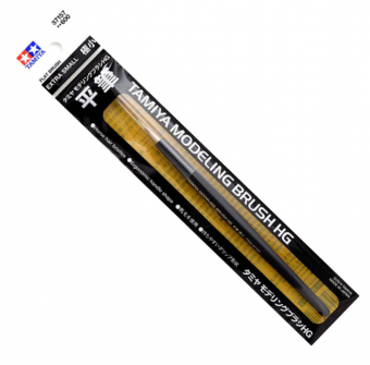 Tamiya 87157 Кисточка плоская HG Extra Small (натуральная)