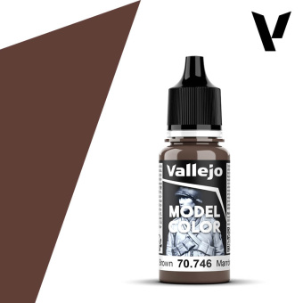016. 70746 Краска Vallejo Model Color Chestnut Brown (Каштаново-коричневый)
