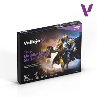 77272 Набор красок Vallejo True Metallic Metal Starter Set (12 цв.)
