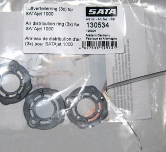 SATA 130534 Набор колец (3 шт.) системы распределения воздуха для jet 1000