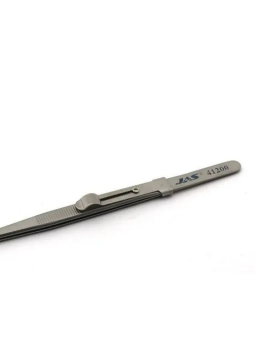 JAS 41200 Пинцет прямой с фиксатором, 165 мм