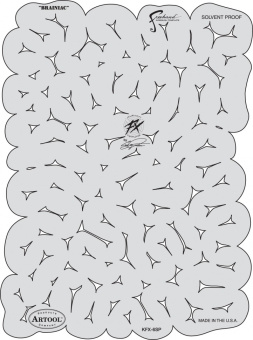 Трафарет Artool KFX BRAINS (KFX 6SP)