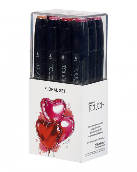 Набор маркеров Touch Twin 12 шт., цветочный