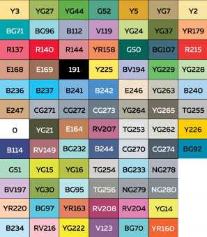 Набор маркеров Finecolour Brush 80 цветов (сумка)