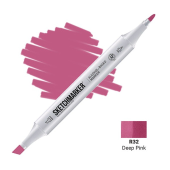 Маркер SKETCHMARKER R32 Deep Pink (Глубокий Розовый)