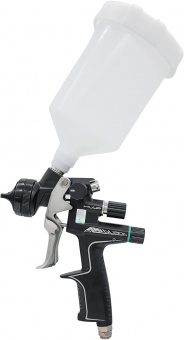 Краскопульт Ani AH141744 Black HVLP с верхним пластиковым бачком 0,6 л