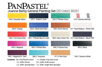 Набор PanPastel Joanne Barby General Painting Set (20 цветов)