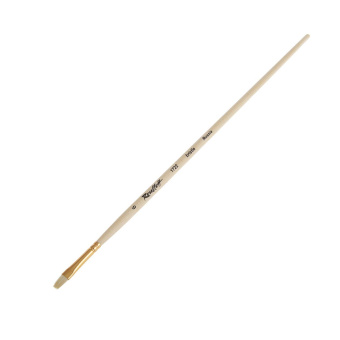 Кисть Roubloff серии 1722 №6, щетина, плоская, с укороченной выставкой