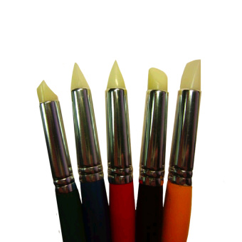 Черная Речка Резиновые кисти для моделирования малые, в наборе 5 шт.