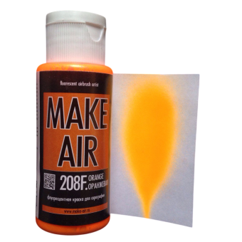 Краска MAKE AIR airbrush 60 ml – оранжевая 208F