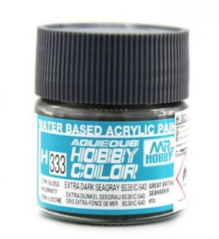 Mr. Hobby Краска 10 мл H333 EXTRA DARK SEAGRAY BS381C/640