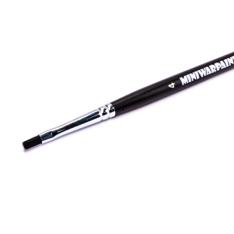 Кисть MiniWarPaint серии Flat Black №4