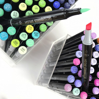 Набор маркеров Sketchmarker Brush America (36 шт. + сумка-органайзер)