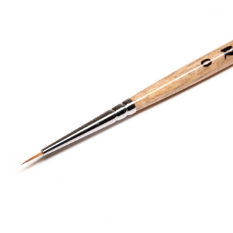 Кисть Roubloff серии 1T14 №0 синтетика, имитация мангуста, круглая, коротая ручка