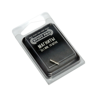 Набор из 3 упаковок с магнитами Stuff-Pro для миниатюр (10 шт.в пачке, 3 х 1 мм)