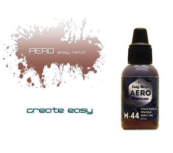 Краска Pacific88 M44 AERO Сталь жженая красная (Burnt red steel) 18 мл
