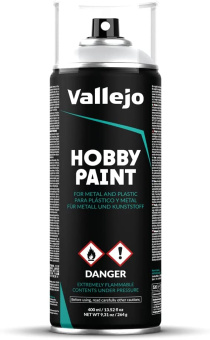 Vallejo Hobby Paint 28011 Аэрозольная грунтовка Grey (серый), 400 мл