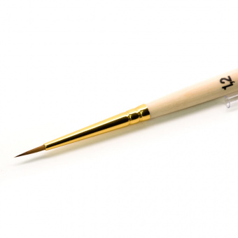 Кисть Roubloff серии 1110 №1,2 колонок, круглая, укороченная