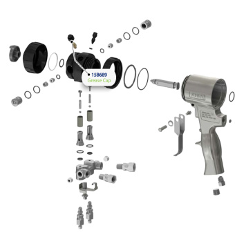 Graco 15B689 Колпачок для распылителей Fusion AP