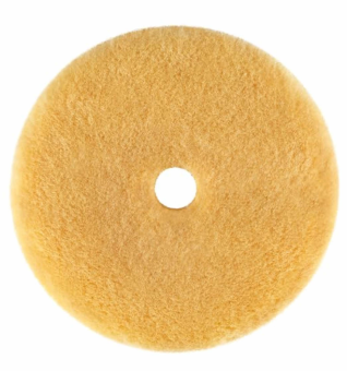 Rupes 9.NW130M Диск полировальный из натуральной овчины с подложкой, 130 мм, желтый