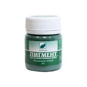 Пигмент Альбатрос Виридоновая зеленая 30 г