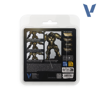 77258 Набор красок Vallejo Aged Metal Paint Set (4 цв.)