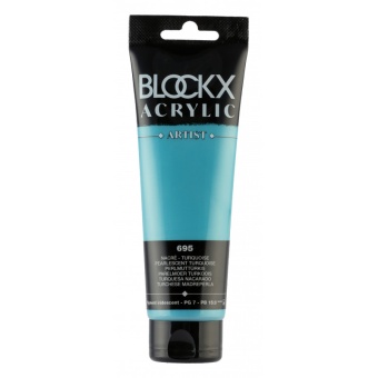 Зеленый перламутр, краска акриловая Blockx Artist, 120 мл