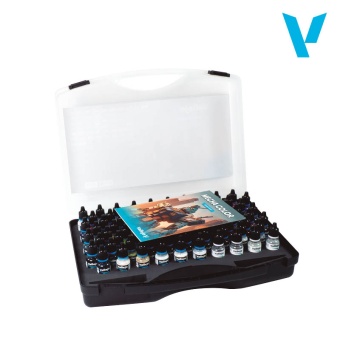 69990 Набор красок Vallejo Mecha Color – Basic Case (80 цв.)