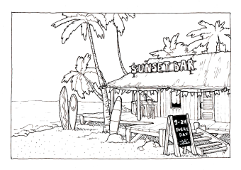 Sketchmarker Книга-раскраска на акварельной бумаге SEA