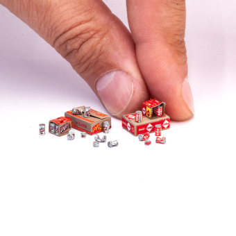 MiniWarPaint Schlitz + Coca-Cola банки 0,35 ml 1960-1970, размер L