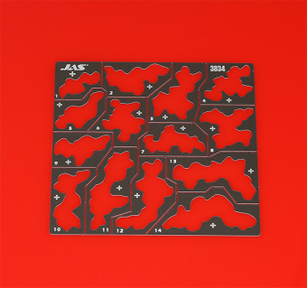 JAS 3834 Трафарет Камуфляж