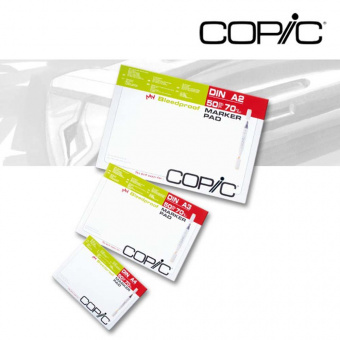 Copic Блок бумаги для рисования маркерами А2, плотность 70 г/м2, 50 листов