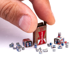 MiniWarPaint Budweiser + Pepsi банки 0,35 ml 1960-1970, размер L